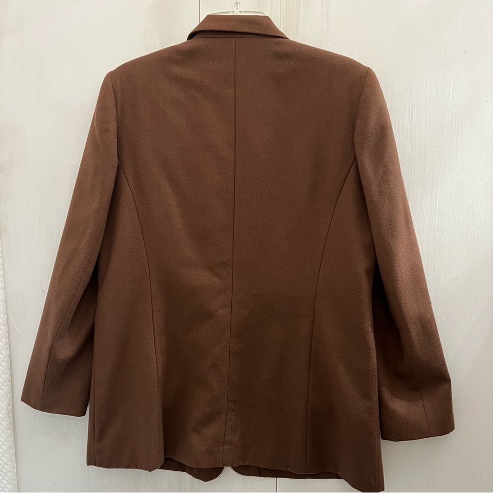 Westbound Women's Brown Wool Blazer • 12 - Picture 6 of 8